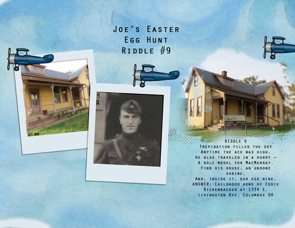 Joe's Easter Egg Hunt Riddle #9