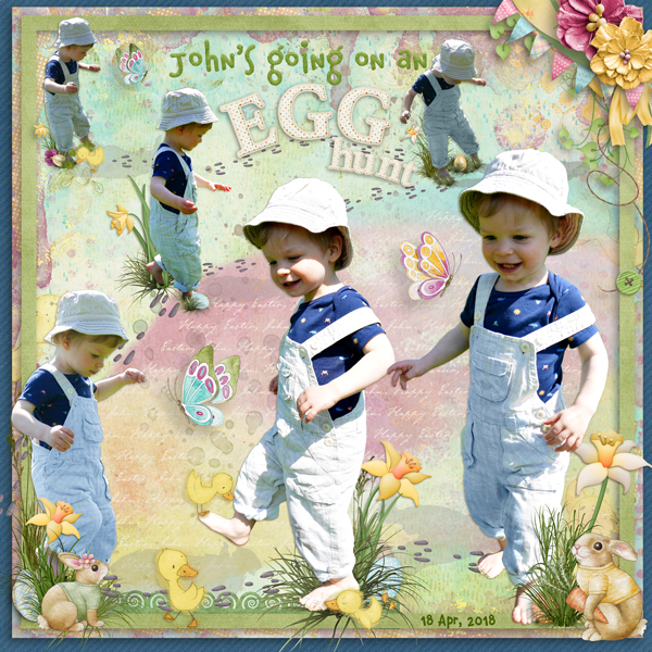 John Going on an Egg Hunt