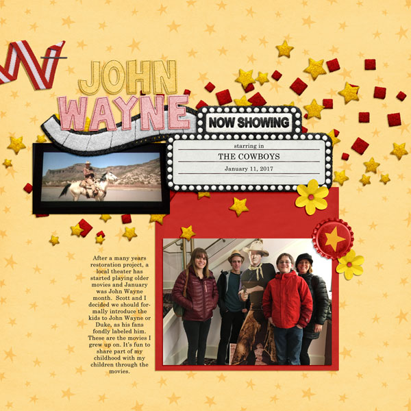 John Wayne at the Movies