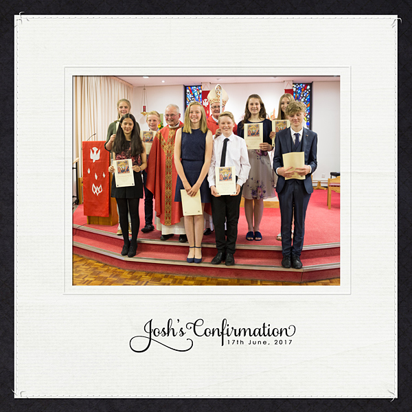 Josh's Confirmation