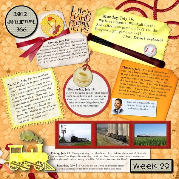 Journal 366, Week 29