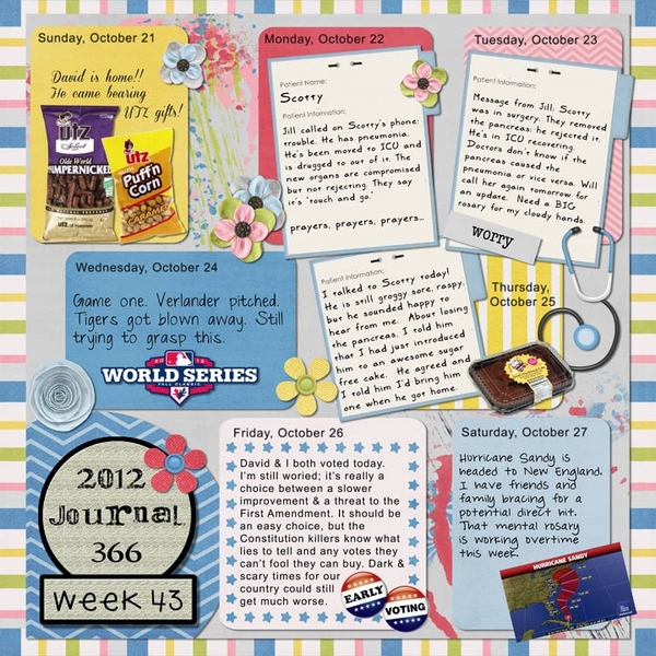 Journal 366, Week 43