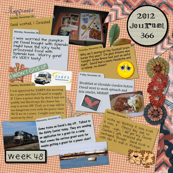 Journal 366, Week 48