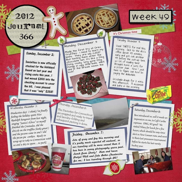Journal 366, Week 49