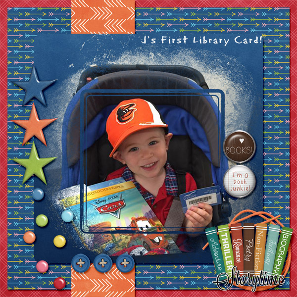 J's First Library Card
