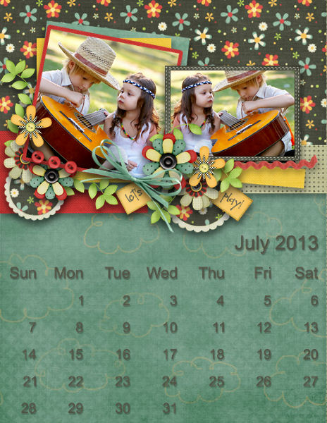 Jul Calendar