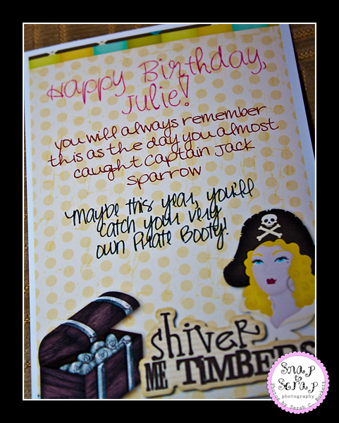 Julie's Card - Printed