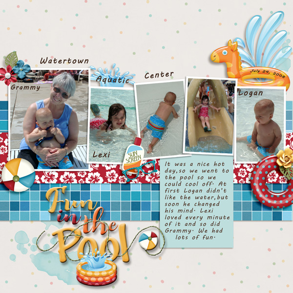 July 2016- Buffet Challenge - Fun in the Pool