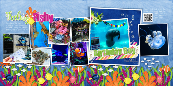 July 2016 Mix It Up Challenge - Aquarium