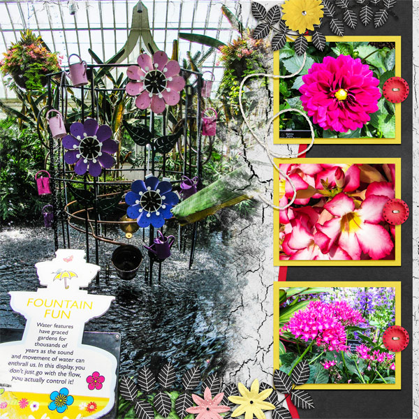 July 2016 Template Challenge - Fountain Fun At Phipps