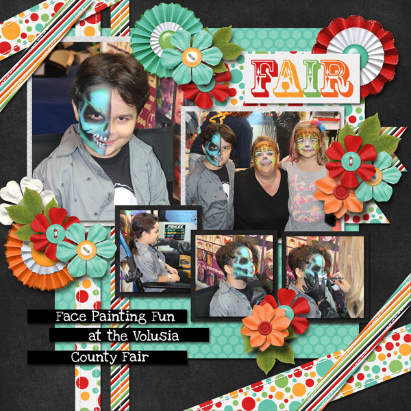 July 2018 Template Bundle and Fun at the Fair Collection both by Connie Pri
