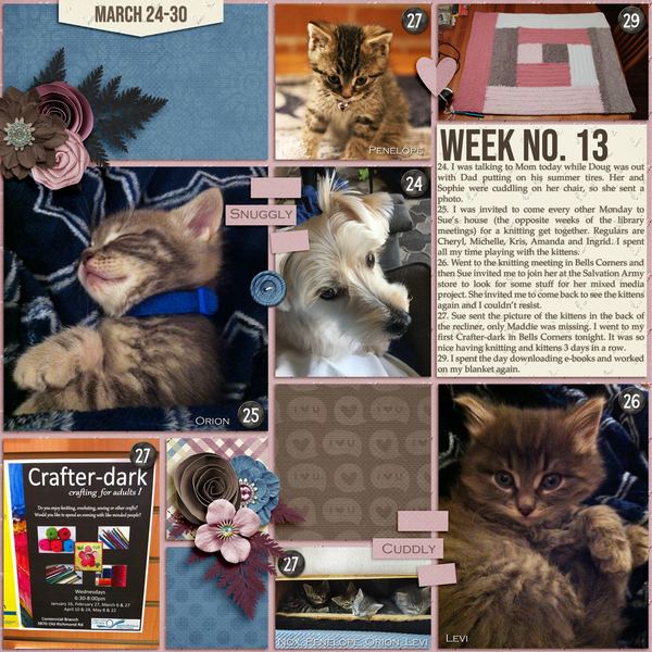 July 2019 Pocket Scrapping Challenge