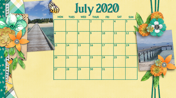 July 2020 Calendar