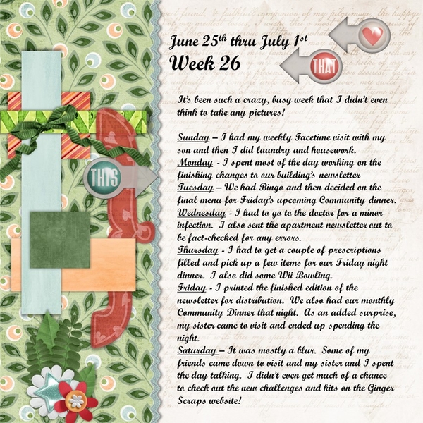 July 2023 Project 365 Challenge - Week 26