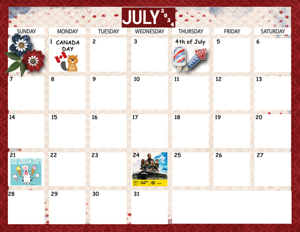 July 2024 Calendar