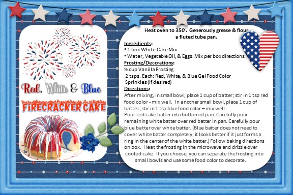 July 2024 Recipe Card Challenge