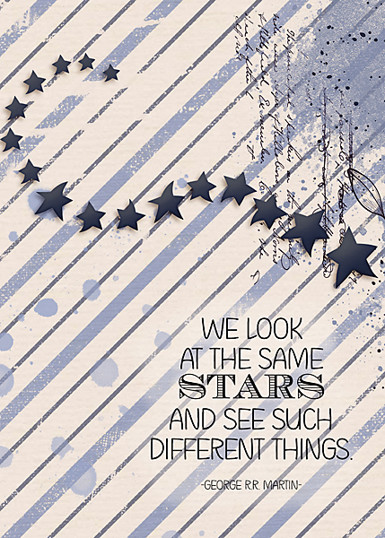 July ATC - Stars and Stripes