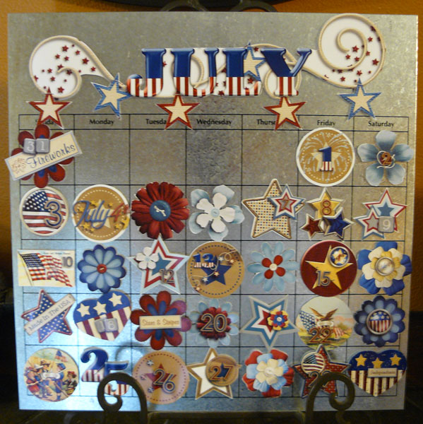 July Calendar (Hybrid)