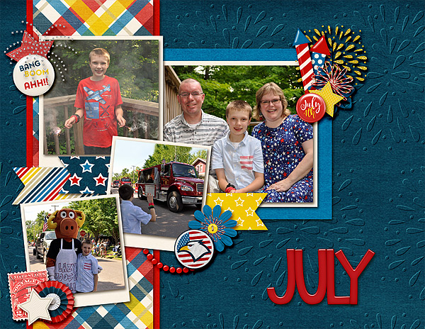 July Calendar Top