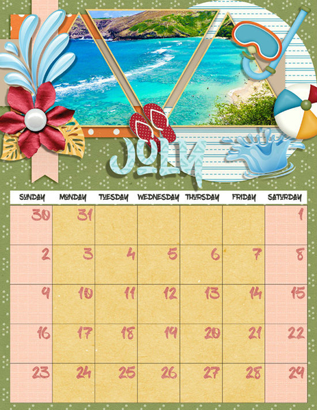 July calendar