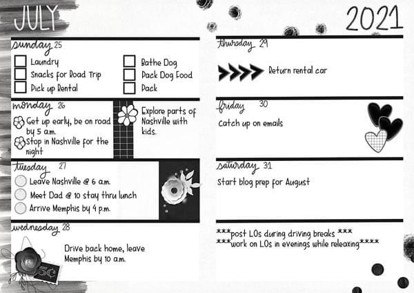 July Calendar