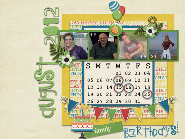 July Desktop Challenge- August 2012