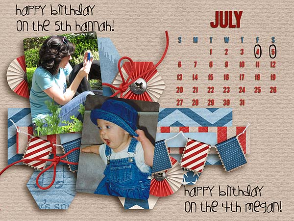 July Desktop Challenge