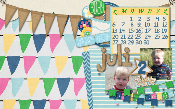 July Desktop