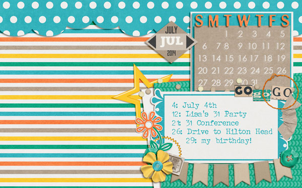 July Desktop