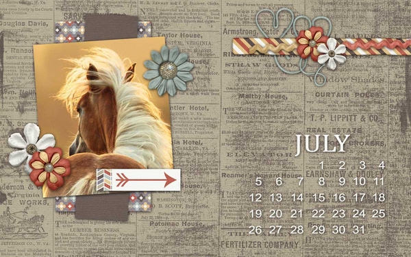 July Desktop