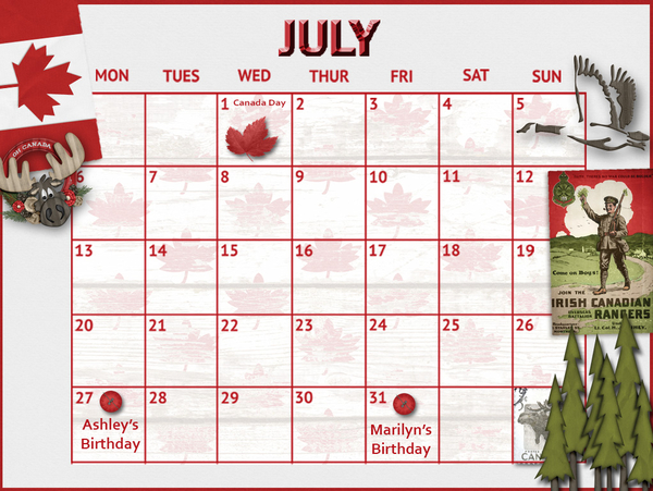 July Desktop