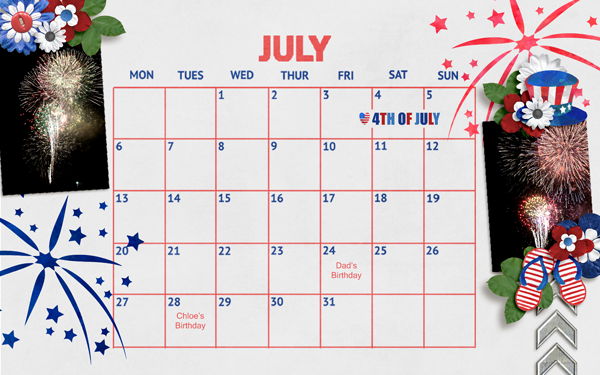 July desktop