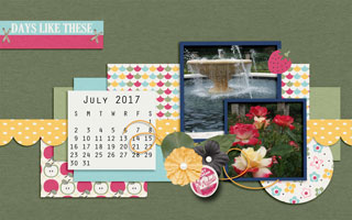 July in the Rose Garden