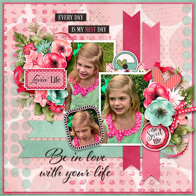 Jumpstart Designs - Smitten Life  Miss Fish -  Artsy Spring Dots