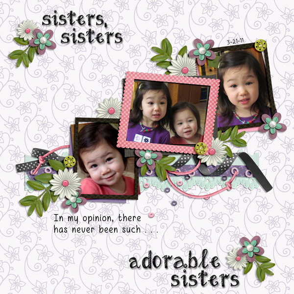 June 2016 - Recipe challenge - Sisters, Sisters