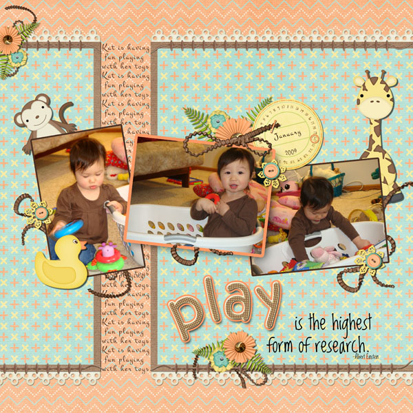 June 2016 - Word Art Challenge - Play