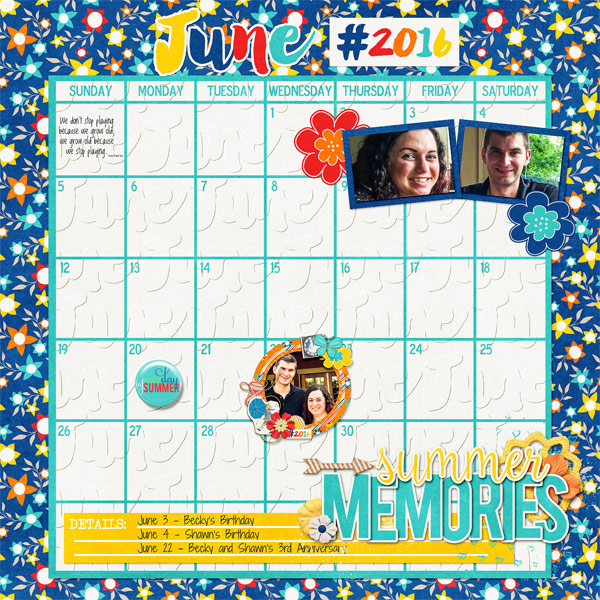June 2016 Word Art Challenge