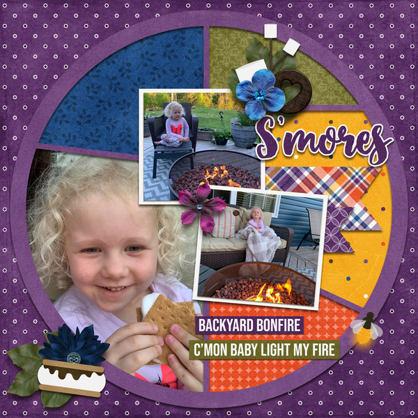 June 2020 Template Bundle - Backyard Bonfire