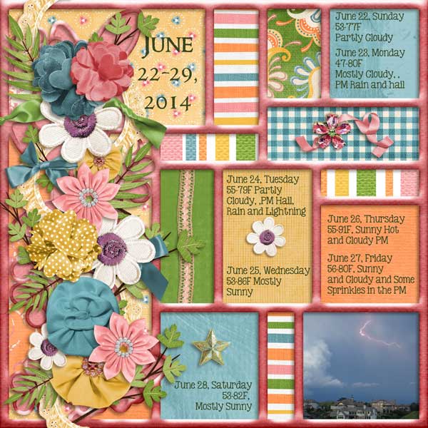 June 22-29, 2014 Weather