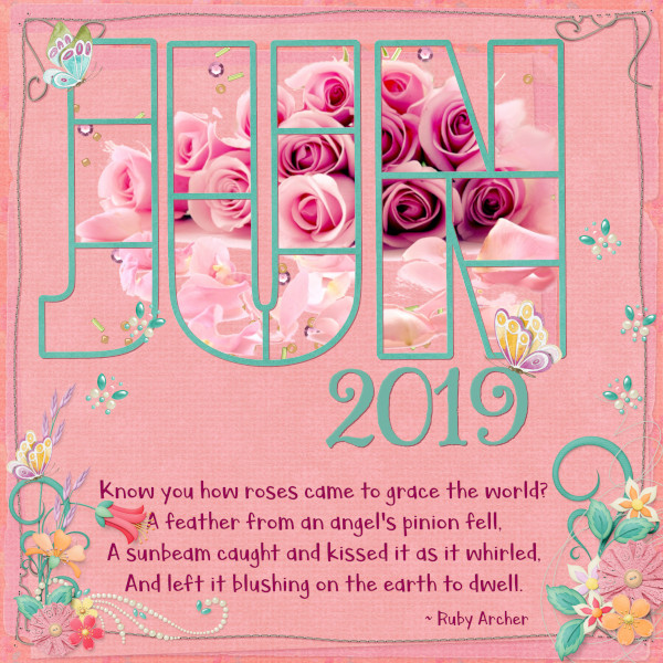 June Birthday Rose