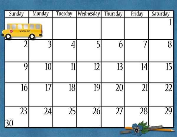 June Calendar