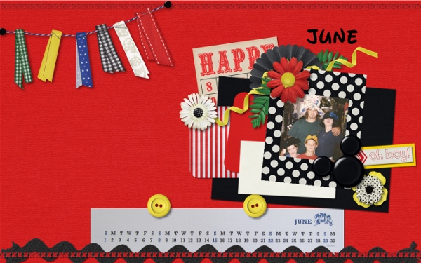 June Happy Desktop