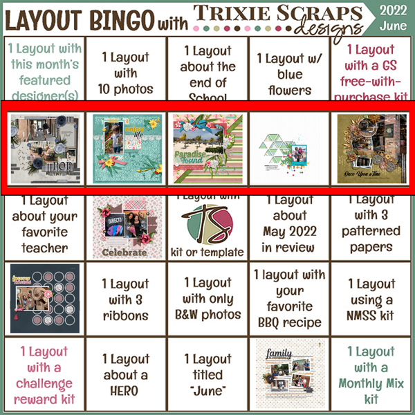 June Layout Bingo