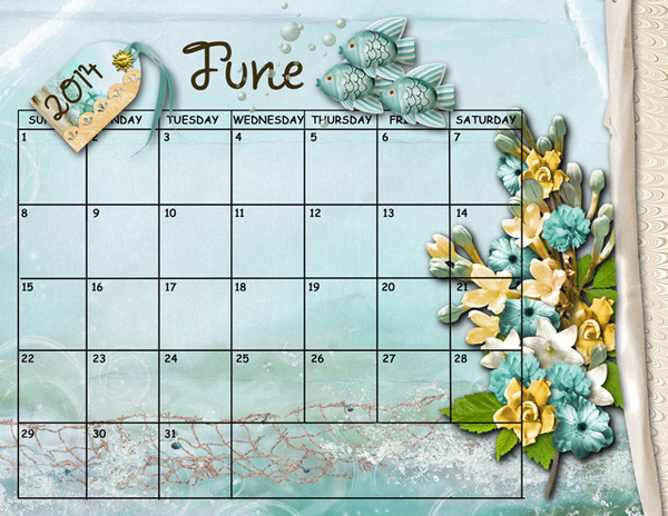 June Sum Up Calendar