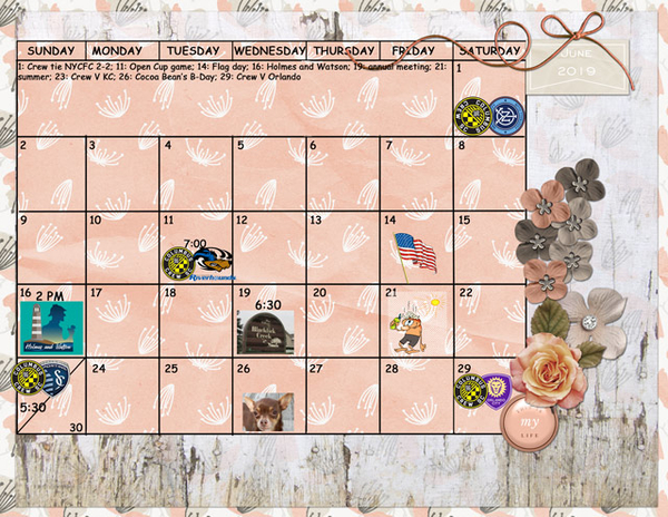 June Sum Up Calendar
