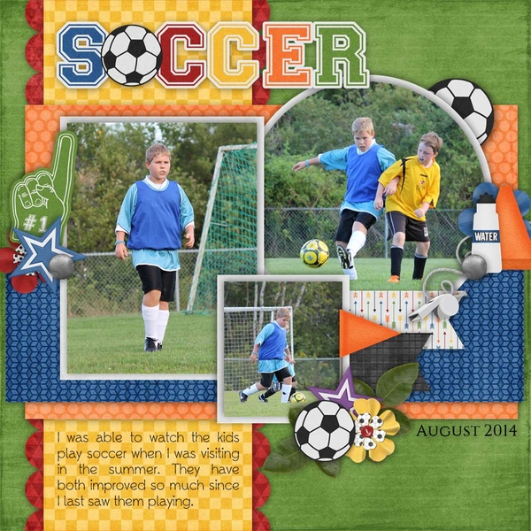 June Template Bundle - Soccer Time