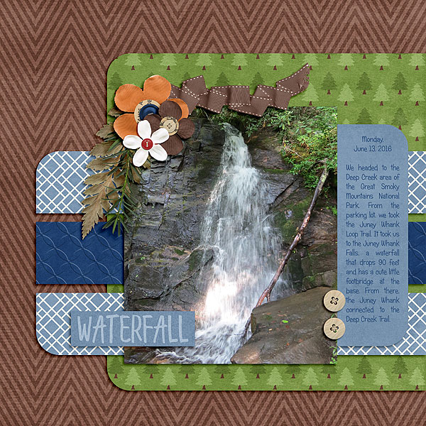 Juney Whank Falls (left side)