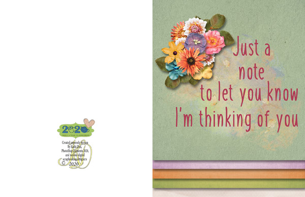 Just a note greeting card