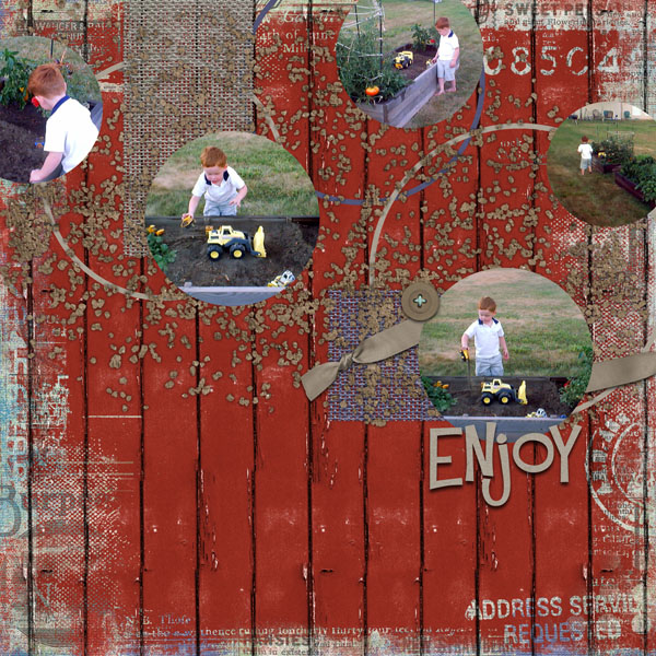 Just Can't Get Enough {Garden Time} Wood Papers by Mandy King