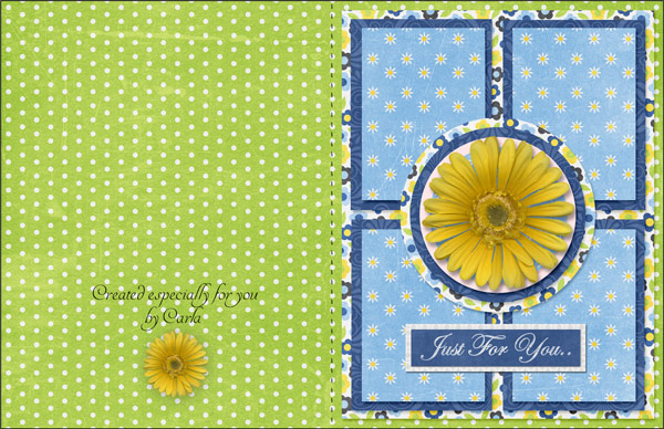 Just for you Card